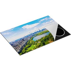 Chefcare Inductie Beschermer Central Park in New York met Wolkenkrabbers - 81,2x52 cm - Afdekplaat Inductie - Kookplaat Beschermer - Inductie Mat