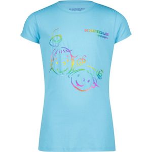 4PRESIDENT T-shirt meisjes - Blue Fish - Maat 104 - Meiden shirt