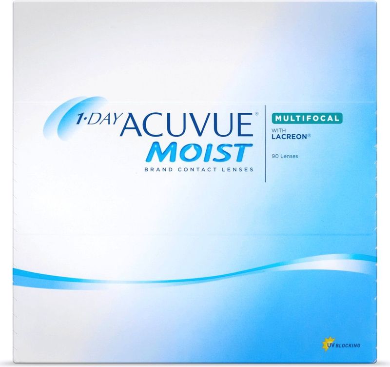 ACUVUE - 1-DAY ACUVUE MOIST MULTIFOCAL - Daglenzen - Medium - 90 pack - BC 8.40