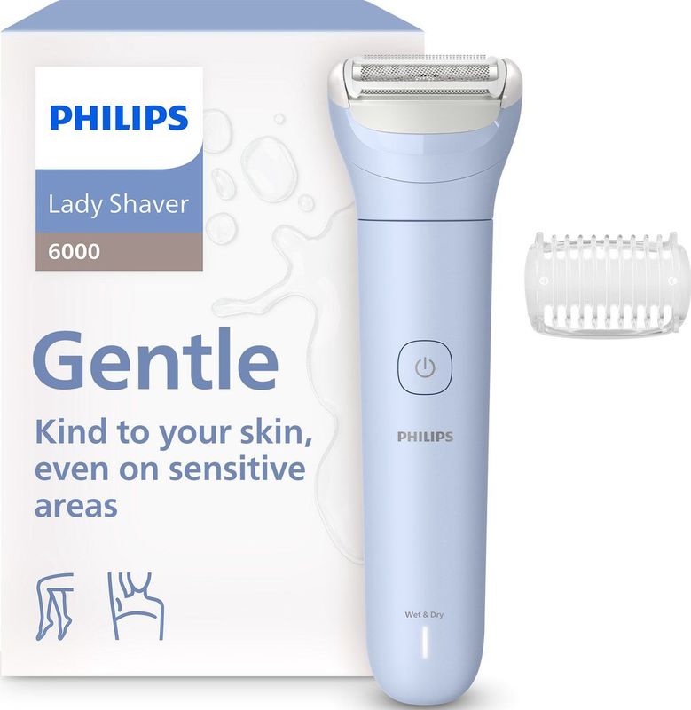 Ladyshave BRL127/00 - Ontharingsapparaat - Voor Gevoelige Huid - Nat en Droog Gebruik - 80 Minuten Gebruikstijd