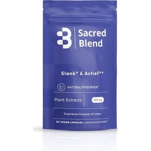 SacredBlend Slank & Actief - Afvallen - Fatburner - Vetverbranden - Vegan - Natural