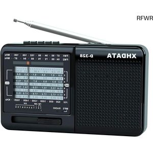 RFWR® Draagbare Radio met MP3 Speler en Oplaadbare Batterij - ideaal voor onderweg