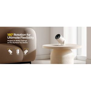 Magcubic HY300 Pro Beamer – 4K Support – Smart Android 11 – Wifi6 – Bluetooth – 290 ANSI – Mini Cinema Projector
