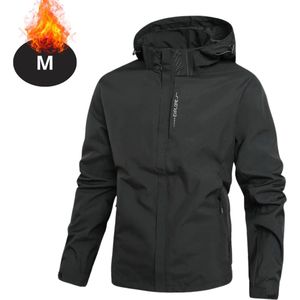 Nivard Windjas Voor Heren - Parka - Lente & Herfst - Jas - Volwassen - Windjack - Windbreaker - Outdoor - Zwart - Maat S