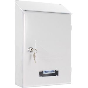 Rottner Brievenbus Pisa Wit |36x23,5x9,5cm|