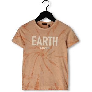 IKKS T-shirt Mc Polo's & T-shirts Jongens - Polo shirt - Perzik - Maat 110