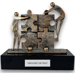 Trofee Samenwerken – Teamwork Award Puzzelkracht – Bedankje collega of team