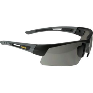 DeWALT veiligheidsbril DPG100-2D EU - Anti condenscoating - Zijprotectie - Smoke glas - Zwart
