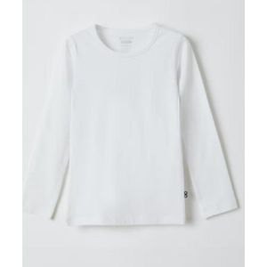 Woody Meisjes T-Shirt Lange Mouw Wit - 4 jaar