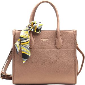 Flora & Co - trendy shopper - handtas - fashion riem - bruin