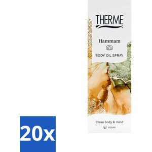 Therme - Hammam - Bodyolie Spray - Hydraterend - Verzorgend - 125ml - Bulkverpakking - 20 stuks