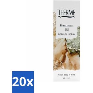 Therme - Hammam - Bodyolie Spray - Hydraterend - Verzorgend - 125ml - Bulkverpakking - 20 stuks