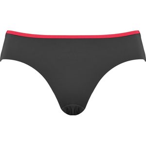 NATURANA Dames Bikini Slip Zwart/Rood 38