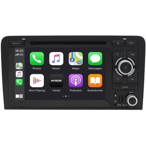 VCTparts® CarPlay & Android Auto Scherm voor Audi A3 8P / S3 / RS3 (2003–2012) – Draadloos Multimedia Display, GPS Navigatie & Touchscreen – Inbouwen / Inbouwservice / Installatie