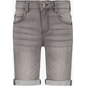 Unsigned jongens denim short grijs - Maat 164