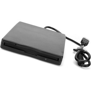 Allecto plus - Draagbare diskettestation 3,5-inch kaartlezer - Externe verwijderbare FDD-diskettedrive voor pc, laptop, desktop en notebookcomputer