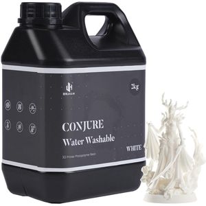 Waterwasbare 3D-printerhars voor snelle nabewerking - 2000 g, wit