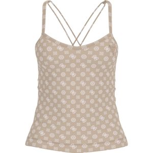 Guess Dames T-shirt Bruin V5YP11-MC03W/Brwn Peony