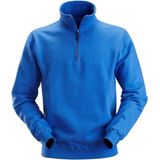Snickers 2818 Sweatshirt met ½ Rits - Kobalt Blauw - XL