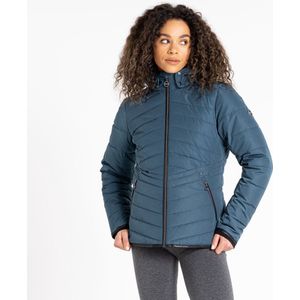 De Dare 2B Striking Everyday Gewatteerde Jas - Dames - Waterdicht - Ademend - Blauw