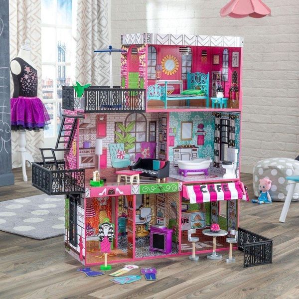 Ouderwetse - Poppenhuis kopen | Houten & Barbie huis | beslist.nl