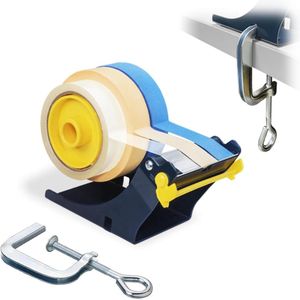 Multi Tape Dispenser Houder met Cutter - C-klem voor montage - 3 inch