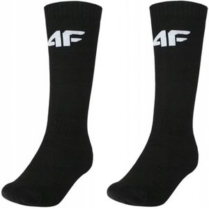 4F Kinder Skisokken Thermisch Comfort Maat 38-40 Zwart/Wit