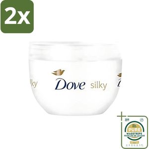 Dove - Bodylotion - Silky - Verzorgend en herstellend - 300 ml - Voordeelverpakking - 2 stuks - Silk - Hydratatie