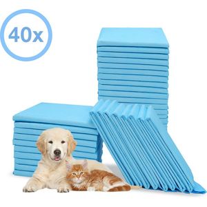 Puppy Training Pads 60 x 60 cm - Zindelijkheidstraining - Hondentoilet - 40 stuks