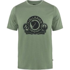 Fjällräven - Abisko Wool Classic S/S - Merinoshirt - Groen
