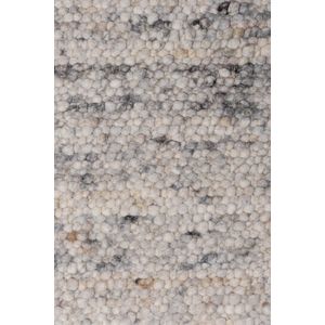 MOMO Rugs Bellano 37 Vloerkleed - 250x350  - Rechthoek - Laagpolig,Structuur Tapijt - Industrieel - Grijs, Zwart