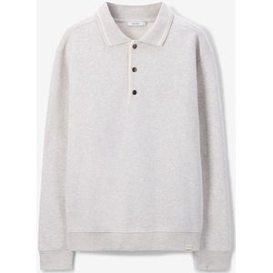 Sissy-Boy - Beige melange sweater met polokraag