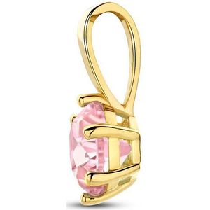 Hanger Met Geboortesteen Zirkonia 14K Geelgoud