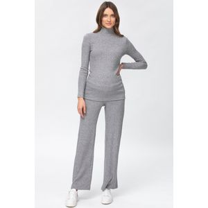 PIETRO Brunelli JUMPER THE CARLA TURTLENECK HEATHER GREY L