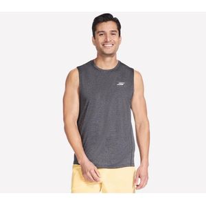 SKECHERS Heren T-shirt met Korte Mouwen - Zwart, Maat 2XL