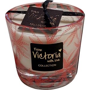 Victoria with Love kaars - Limited Red - Smal - Geurkaars