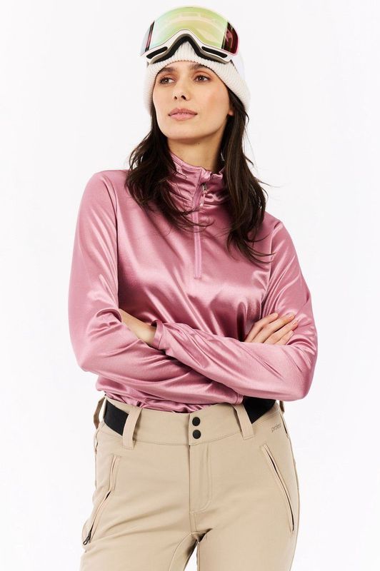 Protest - PRTLaga - Skipully - Vintage Pink - Lange Mouwen - 1/4 Rits