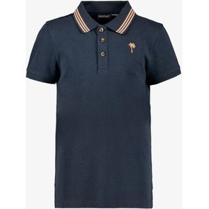 Unsigned jongens polo donkerblauw - Maat 92