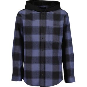 Blue Seven - Overhemd - Jeansblauw - Flanellen Overhemd - Lange Mouwen