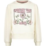 Vingino Meisjes Sweater Norah Macroon white - Maat 128