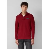 Gebreide Trui - Katoen - Troyer-kraag - Normale Pasvorm