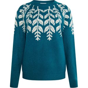 usha - Gebreide Trui - Gebloemd Intarsia-Design