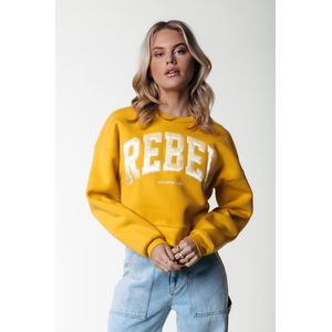 Colourful Rebel Rebel Patch Crppd Drppd Sweat - XS