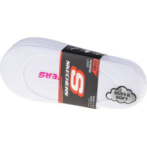 Skechers 5pk Womens Non Terry Socks S110703-WHT, Vrouwen, Wit, Sokken, maat: 36-40