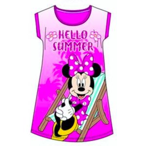 Disney Minnie Mouse pyjama - nachthemd fuchsia - Maat 122 cm / 7 jaar