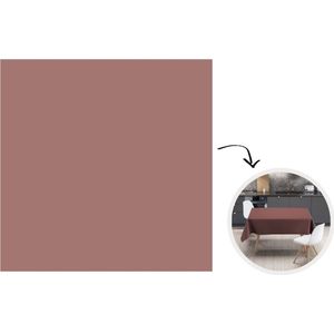 Tafelkleed - Tafellaken - 150x150 cm - Terracotta - Patronen - Roze - Binnen en Buiten