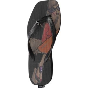 Uzurii Beach Cocktail Girl Mid Heel - Zwart