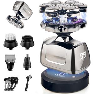 Lexium Skull Shaver - Scheerapparaat Mannen – Trimmer - Tondeuse - Hoofd Kaal Scheren