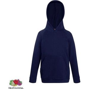 Fruit of the Loom Kids hoodie - Maat 152 - Kleur Royal