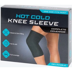 Warm/Koud Kniebandage – Herbruikbare Compressie Sleeve voor Kniepijn & Blessures – Knee Sleeve
